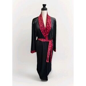 GILLIGAN O'MALLEY Robe Velvet Burnout Velour Vintage Money Luxury Size 2XL 3XL